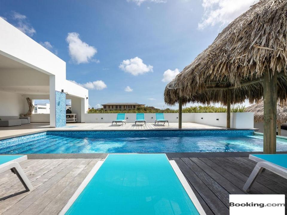 Villa Met Zeezicht & Infinitypool Jan Thiel Curacao Luaran gambar