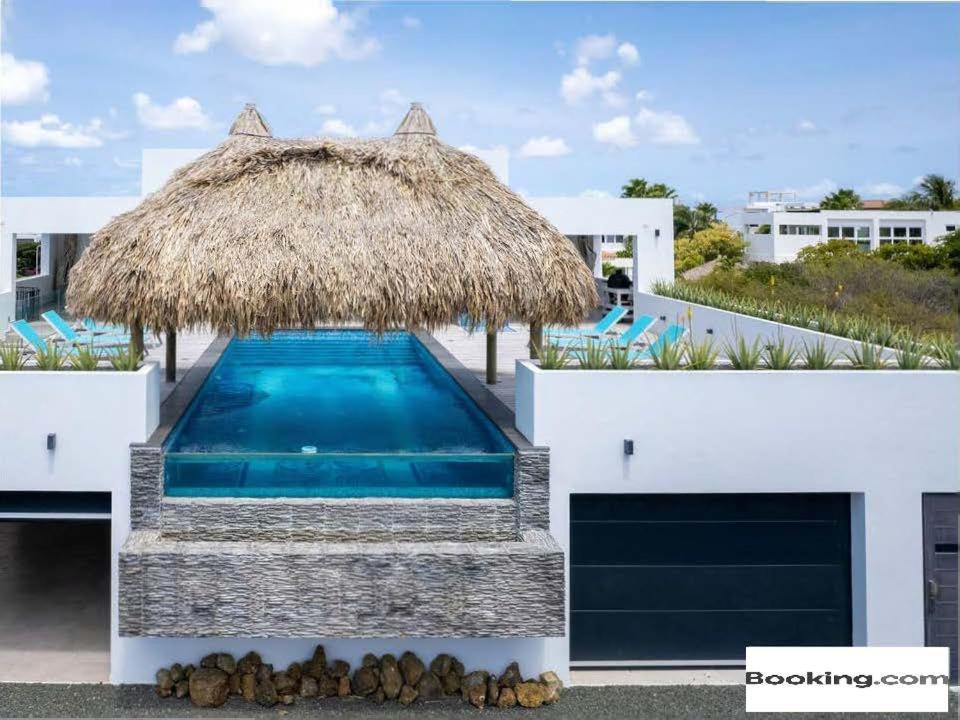 Villa Met Zeezicht & Infinitypool Jan Thiel Curacao Luaran gambar