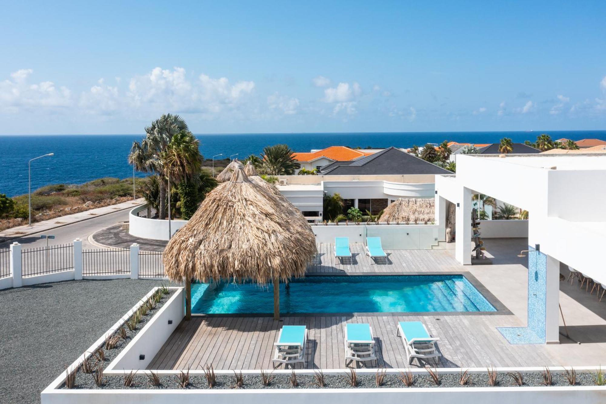 Villa Met Zeezicht & Infinitypool Jan Thiel Curacao Luaran gambar