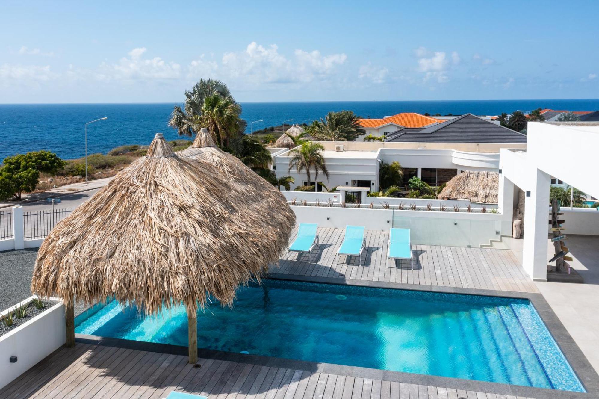 Villa Met Zeezicht & Infinitypool Jan Thiel Curacao Luaran gambar