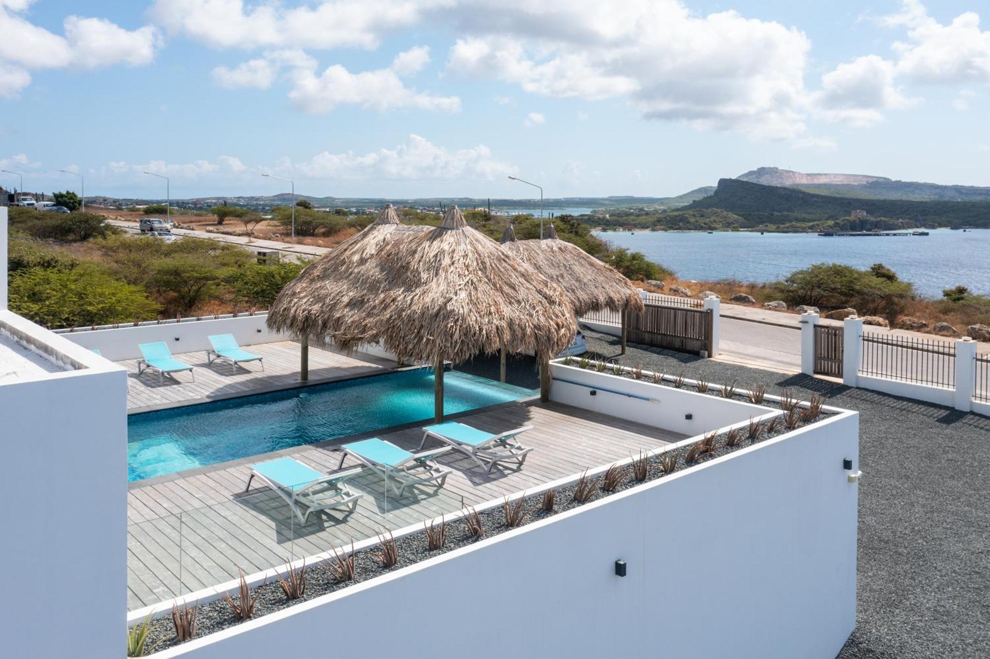 Villa Met Zeezicht & Infinitypool Jan Thiel Curacao Luaran gambar