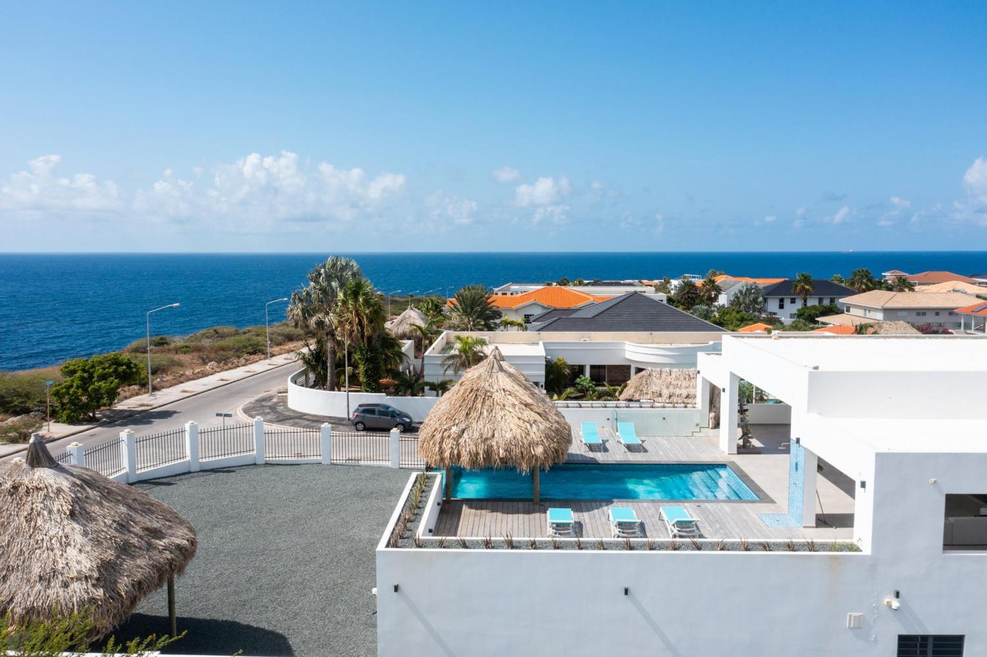 Villa Met Zeezicht & Infinitypool Jan Thiel Curacao Luaran gambar